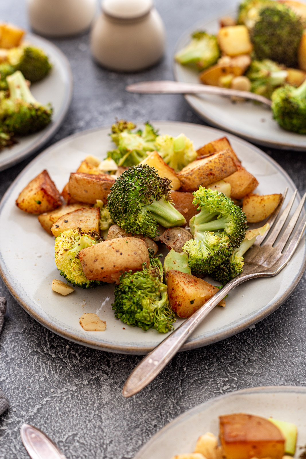 Vegan Roasted Broccoli and Potatoes